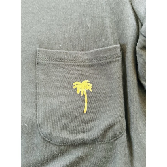 Lilly Pulitzer Luxletic Black Beachcomber Scoop Neck Long Sleeve Tunic Top Med - Picture 9 of 9